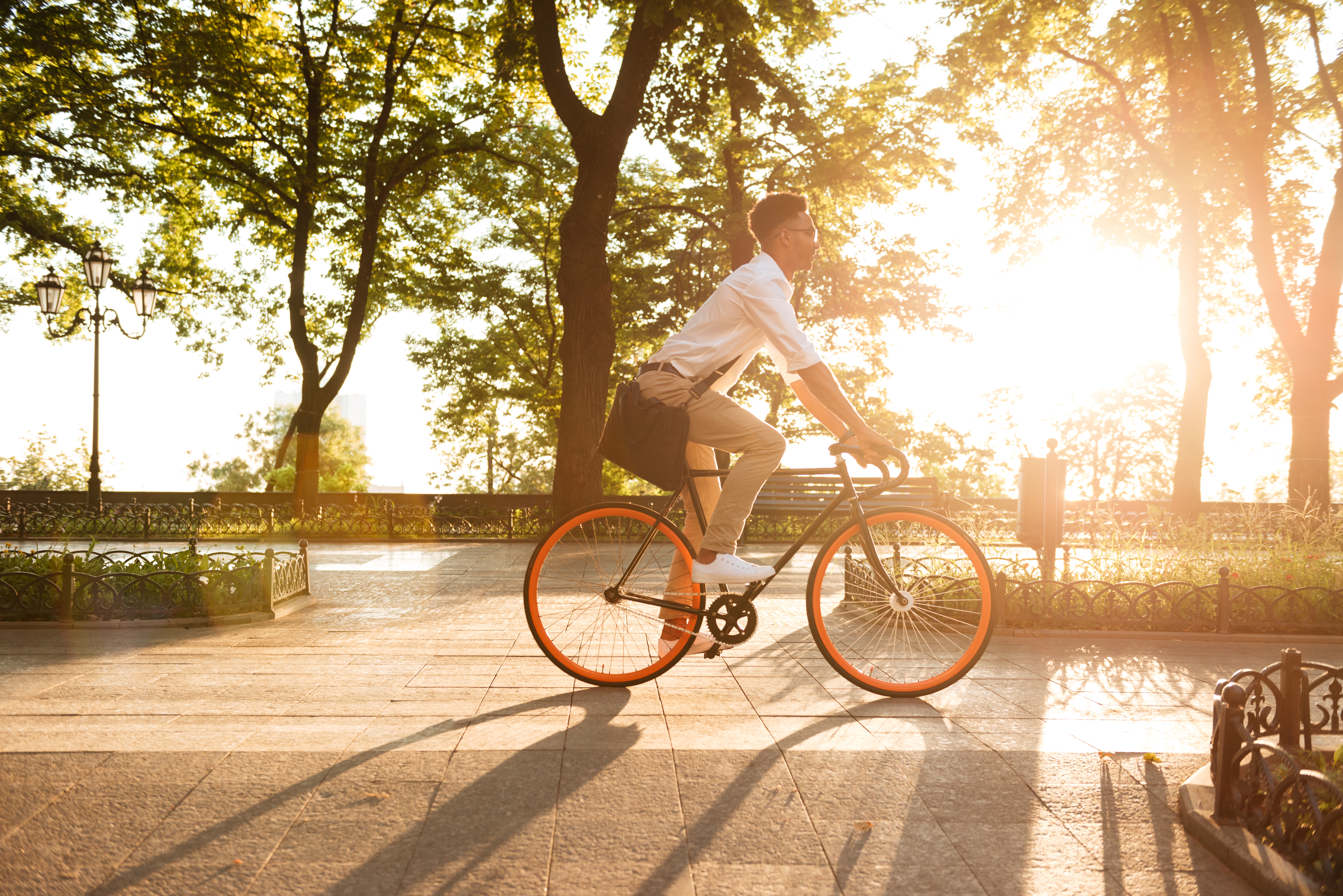 people bike